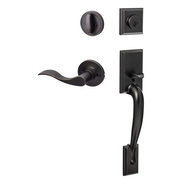 Sure-Loc Hardware Sure-Loc Hardware Madison Handleset, Snowbird Handleset Trim, Vintage Bronze, Left Hand MA507-SB-LH 11P - main